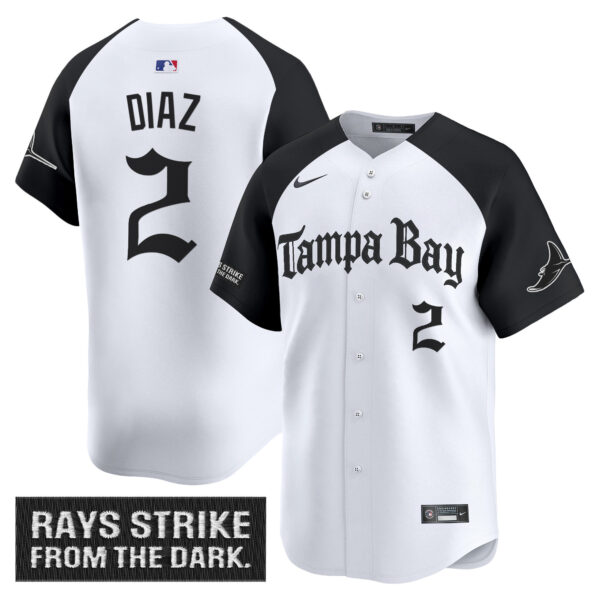 Men's Tampa Bay Rays 'Gothic Deepwater Edition' Vapor Premier Limited Jersey - All Stitched - Image 18