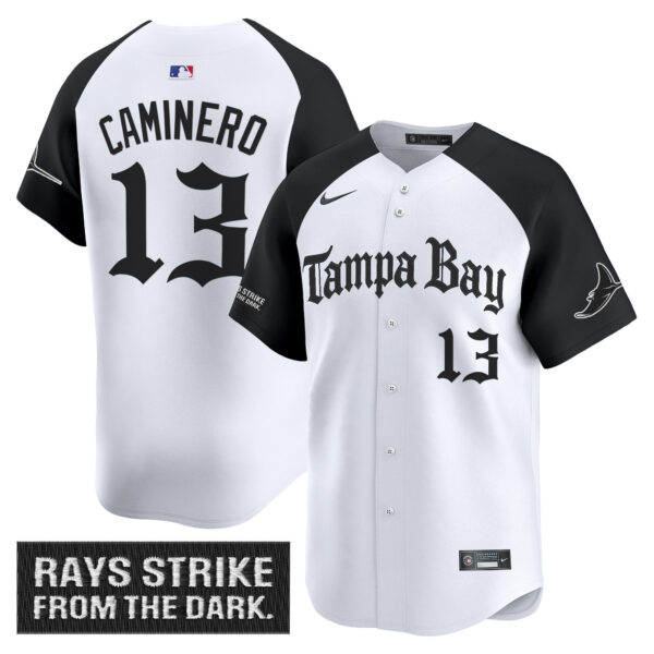 Men's Tampa Bay Rays 'Gothic Deepwater Edition' Vapor Premier Limited Jersey - All Stitched - Image 20