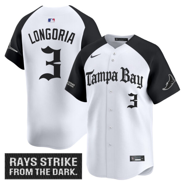 Men's Tampa Bay Rays 'Gothic Deepwater Edition' Vapor Premier Limited Jersey - All Stitched - Image 22