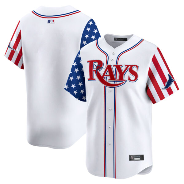 Men's Tampa Bay Rays 2025 Independence Day Vapor Premier Limited Jersey - All Stitched - Image 8