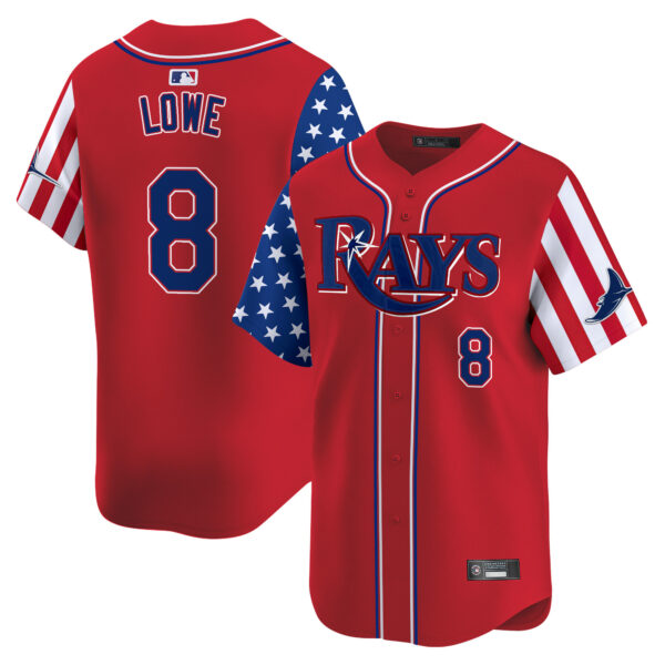 Men's Tampa Bay Rays 2025 Independence Day Vapor Premier Limited Jersey - All Stitched - Image 11