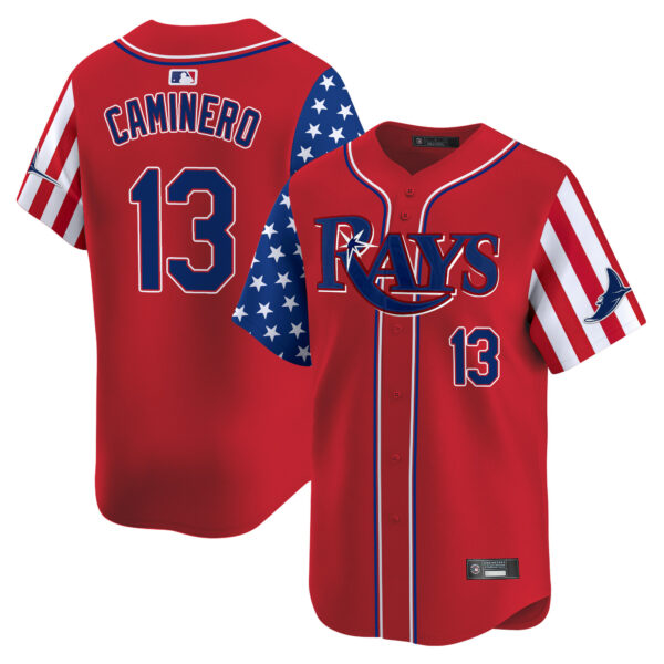 Men's Tampa Bay Rays 2025 Independence Day Vapor Premier Limited Jersey - All Stitched - Image 12