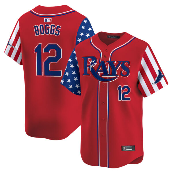 Men's Tampa Bay Rays 2025 Independence Day Vapor Premier Limited Jersey - All Stitched - Image 13