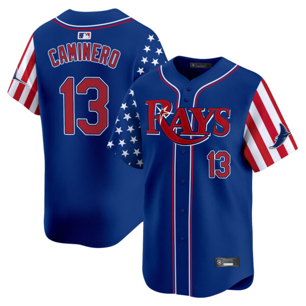 Men's Tampa Bay Rays 2025 Independence Day Vapor Premier Limited Jersey - All Stitched - Image 20