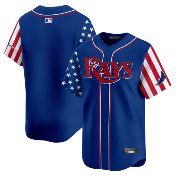 Men's Tampa Bay Rays 2025 Independence Day Vapor Premier Limited Jersey - All Stitched - Image 24