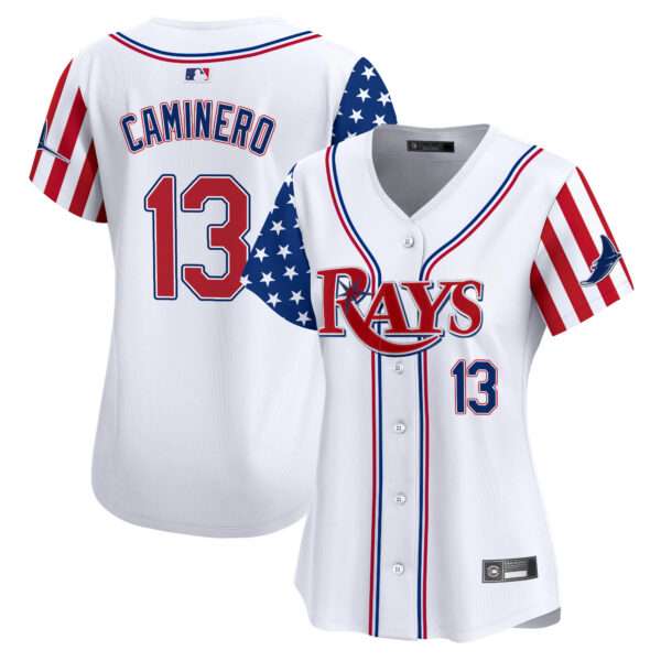 Women's Tampa Bay Rays 2025 Independence Day Vapor Premier Limited Jersey - All Stitched - Image 4