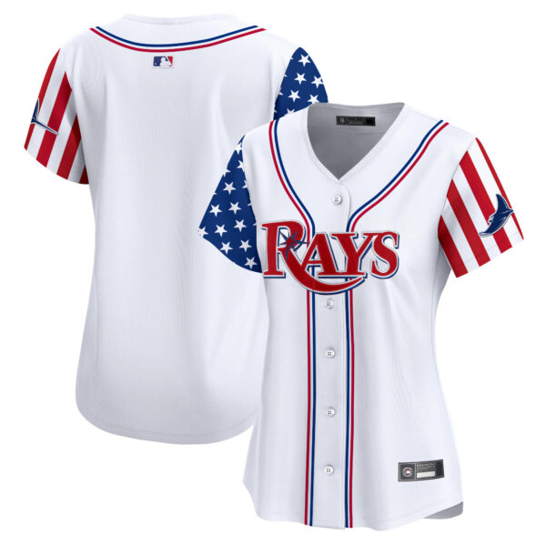 Women's Tampa Bay Rays 2025 Independence Day Vapor Premier Limited Jersey - All Stitched - Image 8