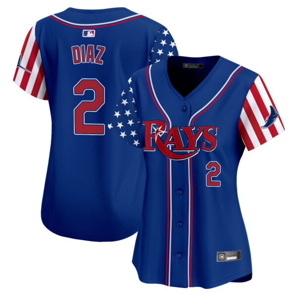 Women's Tampa Bay Rays 2025 Independence Day Vapor Premier Limited Jersey - All Stitched - Image 18
