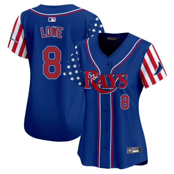 Women's Tampa Bay Rays 2025 Independence Day Vapor Premier Limited Jersey - All Stitched - Image 19