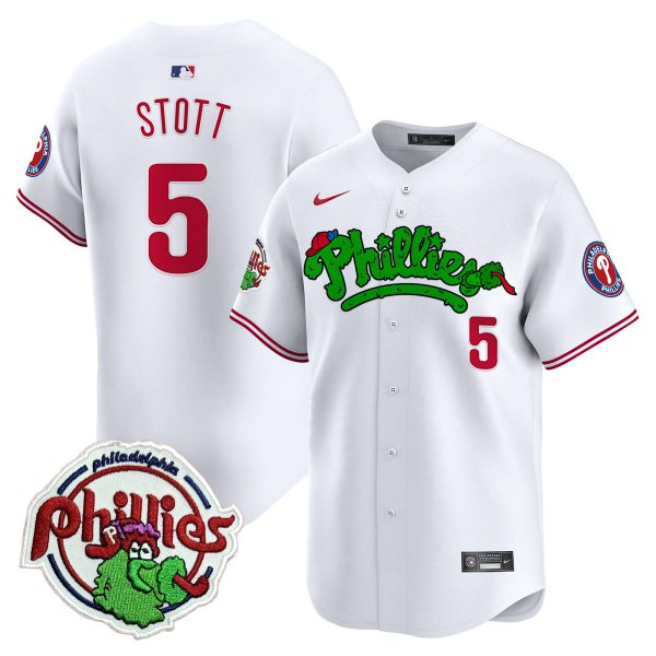 Youth's Phillies Phanatic Patch Vapor Premier Limited Jersey V2 - All Stitched - Image 4