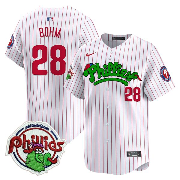 Youth's Phillies Phanatic Patch Vapor Premier Limited Jersey V2 - All Stitched - Image 29