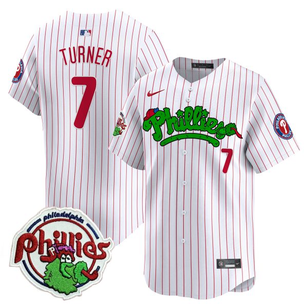 Youth's Phillies Phanatic Patch Vapor Premier Limited Jersey V2 - All Stitched - Image 30