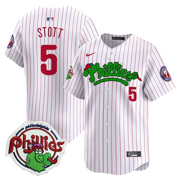 Youth's Phillies Phanatic Patch Vapor Premier Limited Jersey V2 - All Stitched - Image 31