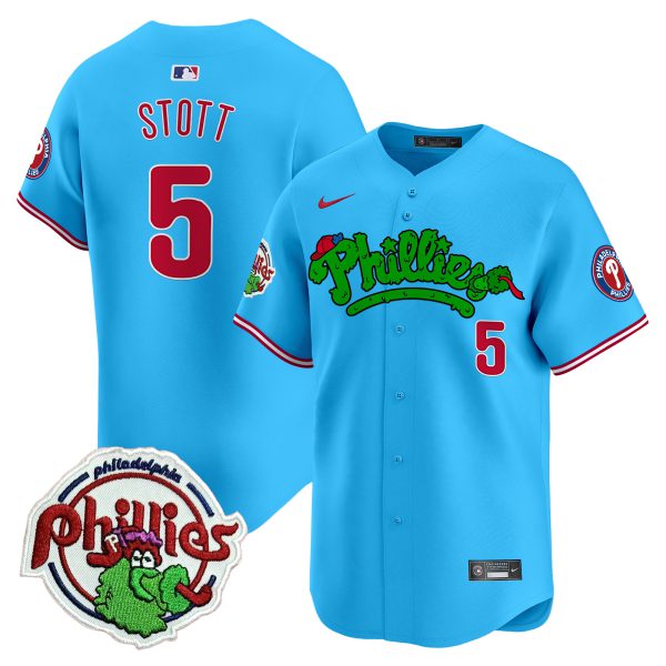 Youth's Phillies Phanatic Patch Vapor Premier Limited Jersey V2 - All Stitched - Image 49