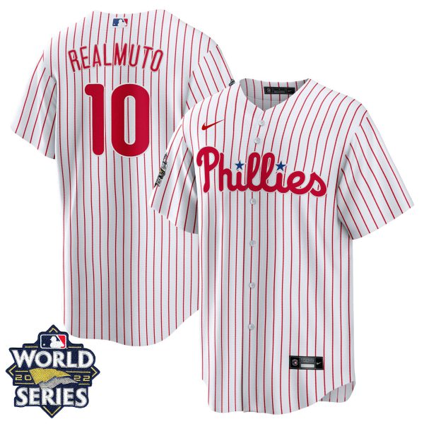 Youth's Philadelphia Phillies 2022 World Series Home Player Jersey - All Stitched - Image 2