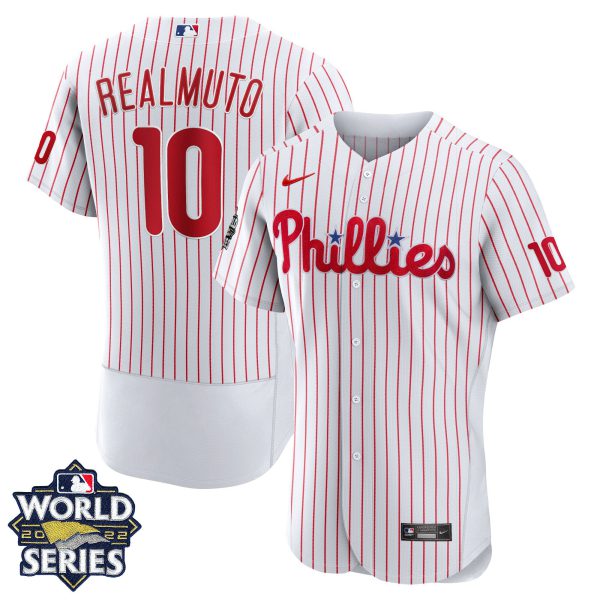 Youth's Philadelphia Phillies 2022 World Series Home Player Jersey - All Stitched - Image 5