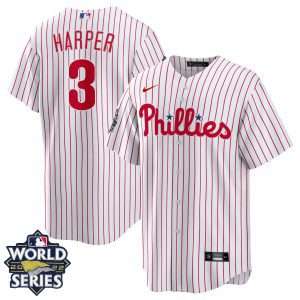 Youth's Philadelphia Phillies 2022 World Series Home Player Jersey - All Stitched
