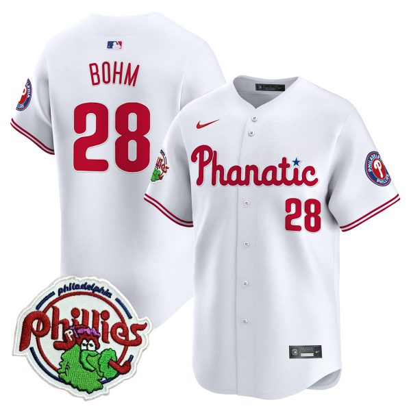 Youth's Phillies Phanatic Patch Vapor Premier Limited Jersey - All Stitched - Image 11