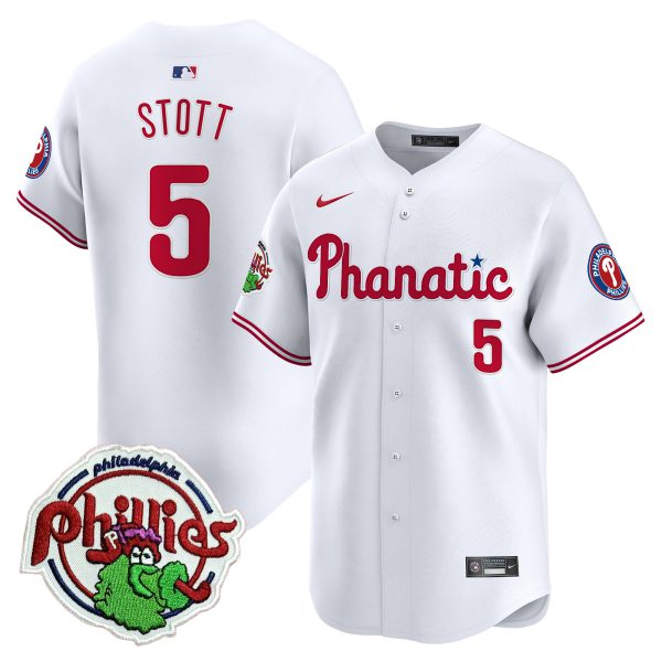 Youth's Phillies Phanatic Patch Vapor Premier Limited Jersey - All Stitched - Image 13