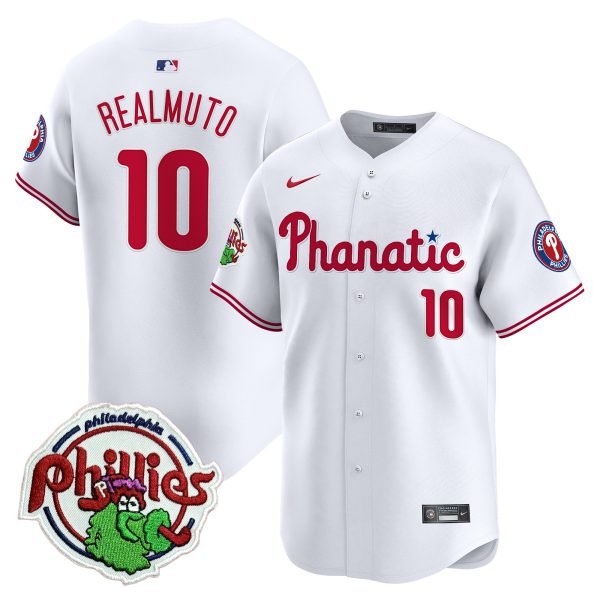 Youth's Phillies Phanatic Patch Vapor Premier Limited Jersey - All Stitched - Image 14