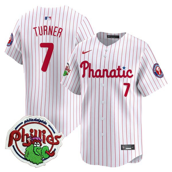 Youth's Phillies Phanatic Patch Vapor Premier Limited Jersey - All Stitched - Image 30