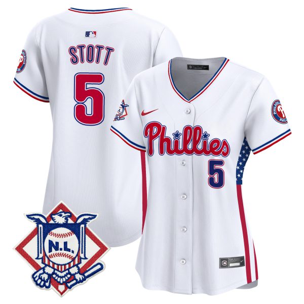 Women's Phillies 2024 Fourth of July Vapor Premier Limited Jersey V4 - All Stitched - Image 4