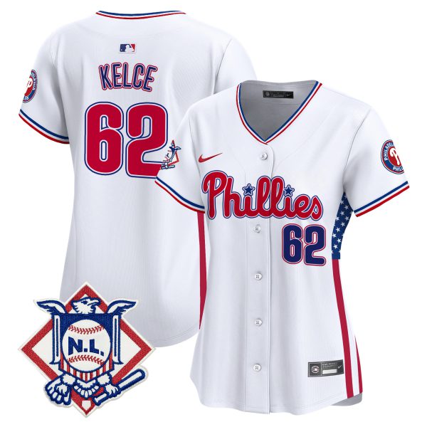 Women's Phillies 2024 Fourth of July Vapor Premier Limited Jersey V4 - All Stitched - Image 6