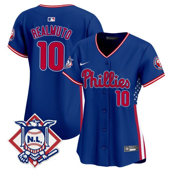 Women's Phillies 2024 Fourth of July Vapor Premier Limited Jersey V4 - All Stitched - Image 21