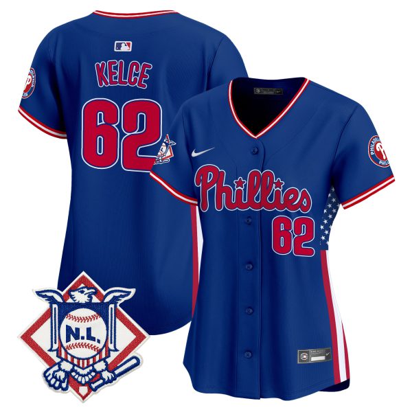Women's Phillies 2024 Fourth of July Vapor Premier Limited Jersey V4 - All Stitched - Image 22