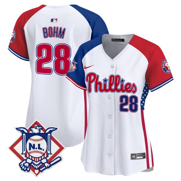 Women's Phillies 2024 Fourth of July Vapor Premier Limited Jersey V4 - All Stitched - Image 26