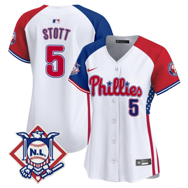 Women's Phillies 2024 Fourth of July Vapor Premier Limited Jersey V4 - All Stitched - Image 28