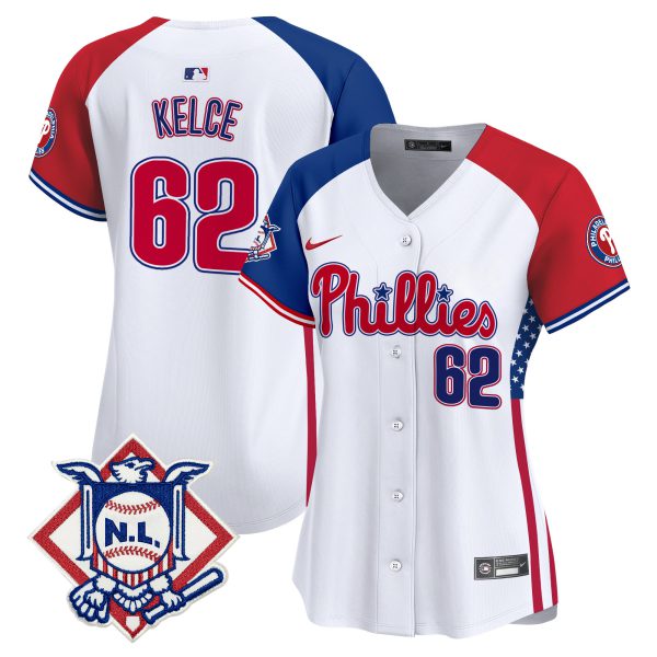 Women's Phillies 2024 Fourth of July Vapor Premier Limited Jersey V4 - All Stitched - Image 30