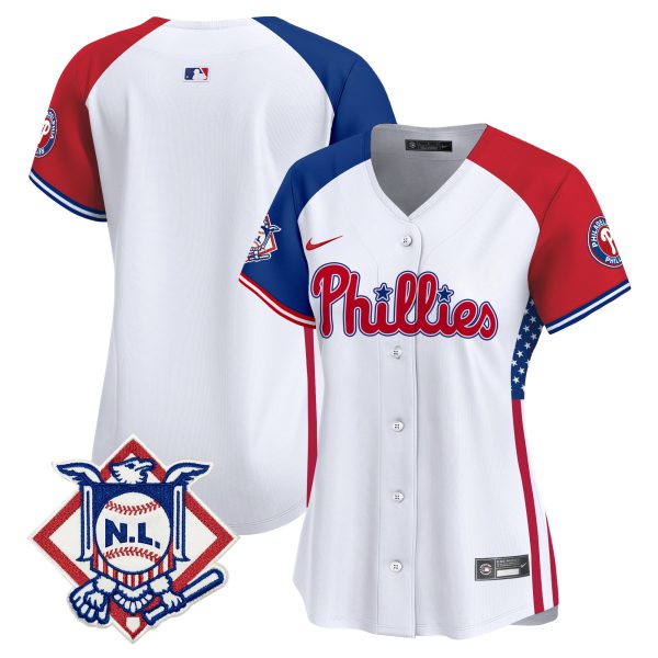 Women's Phillies 2024 Fourth of July Vapor Premier Limited Jersey V4 - All Stitched - Image 32