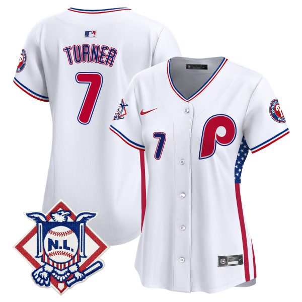 Women's Phillies 2024 Fourth of July Vapor Premier Limited Jersey V4 - All Stitched - Image 35