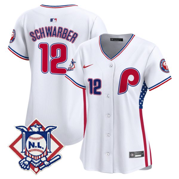 Women's Phillies 2024 Fourth of July Vapor Premier Limited Jersey V4 - All Stitched - Image 39