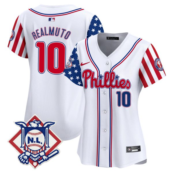 Women's Phillies 2024 Fourth of July Vapor Premier Limited Jersey V2 - All Stitched - Image 5