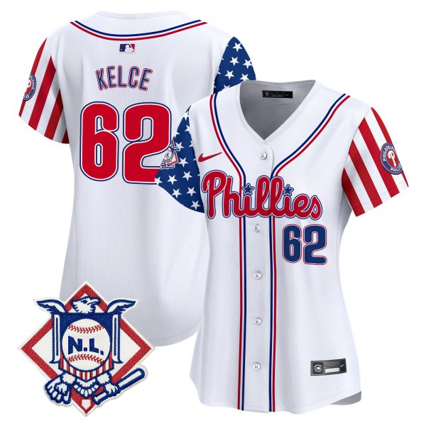 Women's Phillies 2024 Fourth of July Vapor Premier Limited Jersey V2 - All Stitched - Image 6
