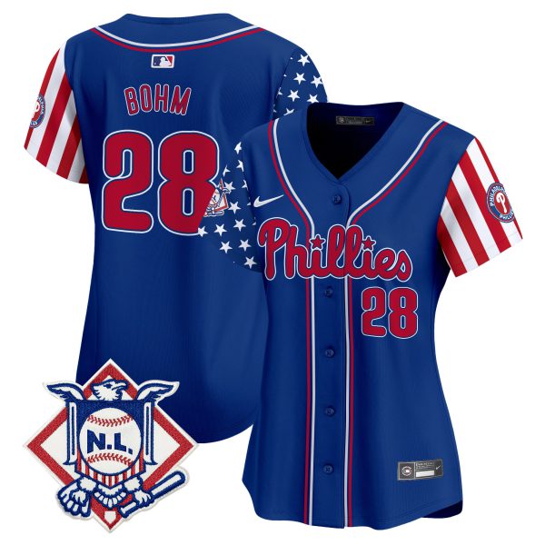 Women's Phillies 2024 Fourth of July Vapor Premier Limited Jersey V2 - All Stitched - Image 18