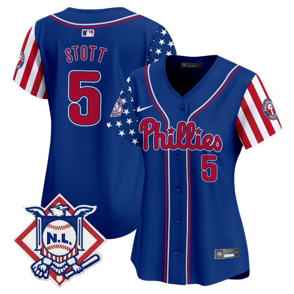 Women's Phillies 2024 Fourth of July Vapor Premier Limited Jersey V2 - All Stitched - Image 20