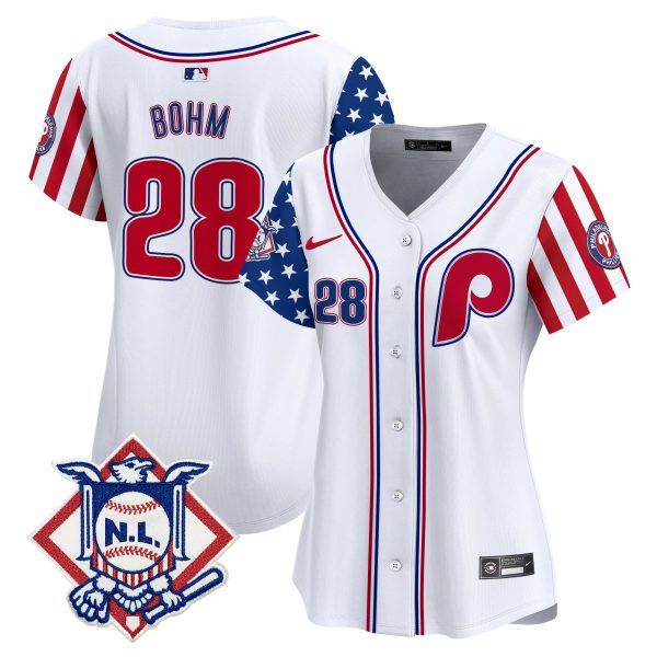 Women's Phillies 2024 Fourth of July Vapor Premier Limited Jersey V2 - All Stitched - Image 26