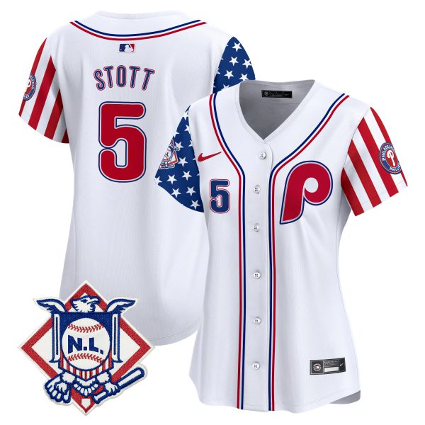 Women's Phillies 2024 Fourth of July Vapor Premier Limited Jersey V2 - All Stitched - Image 28