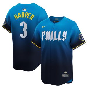 Bryce Harper Philadelphia Phillies City Connect Jersey - All Stitched
