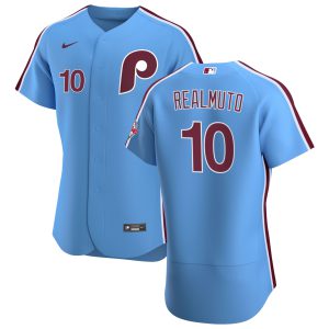 JT Realmuto Philadelphia Phillies Light Blue Jersey - All Stitched