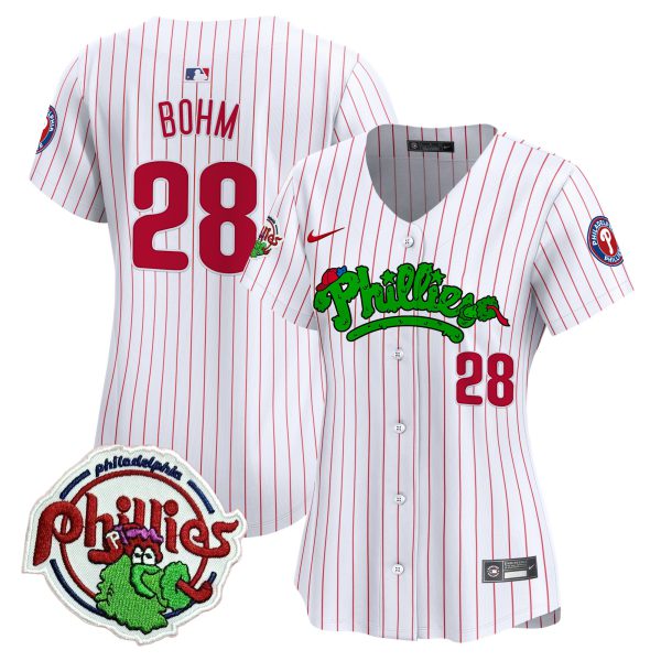 Women's Phillies Phanatic Patch Vapor Premier Limited Jersey V2 - All Stitched - Image 20