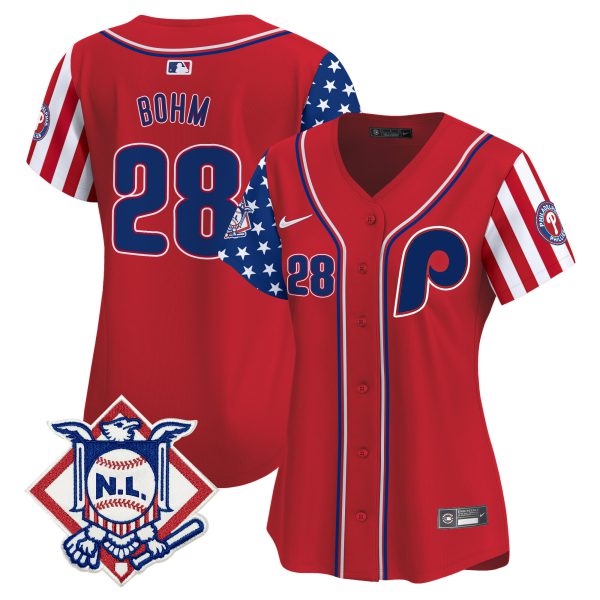 Women's Phillies 2024 Fourth of July Vapor Premier Limited Jersey - All Stitched - Image 10