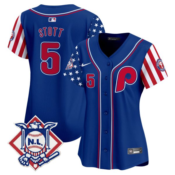 Women's Phillies 2024 Fourth of July Vapor Premier Limited Jersey - All Stitched - Image 20