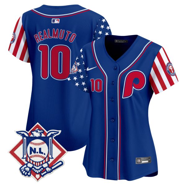 Women's Phillies 2024 Fourth of July Vapor Premier Limited Jersey - All Stitched - Image 21