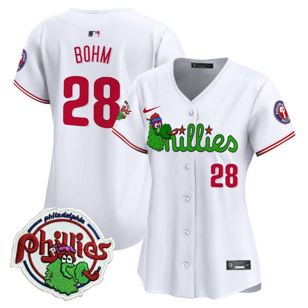 Women's Phillies Phanatic Patch Vapor Premier Limited Jersey V3- All Stitched - Image 2