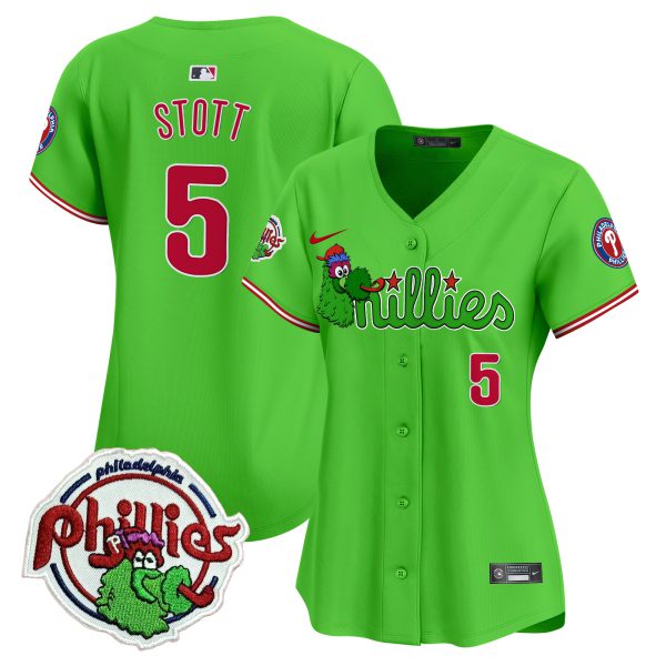 Women's Phillies Phanatic Patch Vapor Premier Limited Jersey V3- All Stitched - Image 13