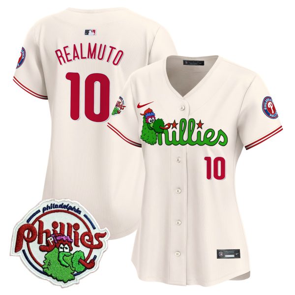 Women's Phillies Phanatic Patch Vapor Premier Limited Jersey V3- All Stitched - Image 23